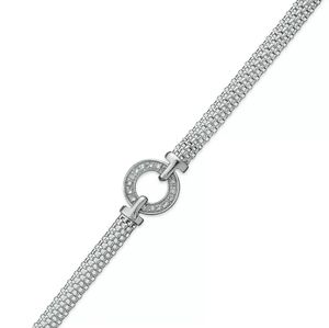 Diamond Mesh Circle Bracelet (1/8 ct. t.w.)